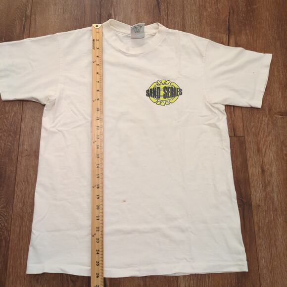VTG Sand Series Beach Volleyball Adult Large Shirt Faded Retro Surf Ocean Sport - Picture 8 of 9